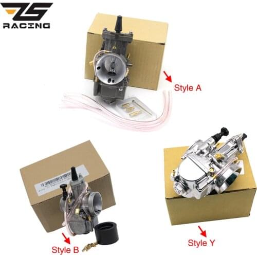 ZS Racing PWK 21MM 24MM 26MM 28MM 30MM 32MM 34MM Racing Carburetor For Scooter JOG DIO KR150 CR80 CR85R CR125 With Power Jet