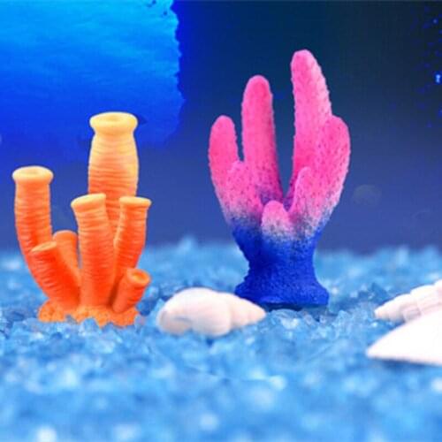 1Pcs Simulation Coral Starfish Model Bonsai Figurine Miniature Fairy Garden Ornament DIY Accessories Resin Craft Home Decoration