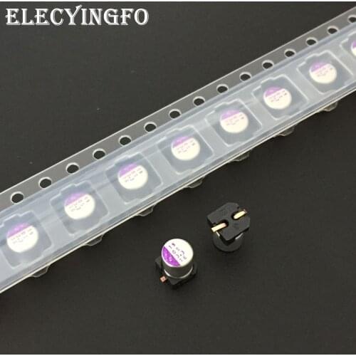 10pcs/100pcs 3.3uF 16V3.3UF SANYO OS-CON SV 4x5.4mm Low ESR 16V3.3uF SMD Polymer Solid Electrolytic Capacitor