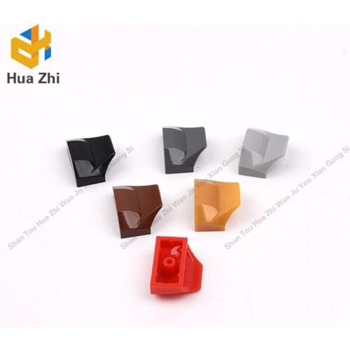 10PCS 47458 Wedge Curved 1 x 2 x 2/3 No Studs, Wing EndBuilding Blocks Parts MOC DIY Education Build Toys Brick