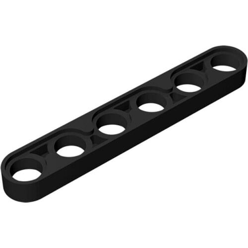 10PCS Replaceable 32063 1x6 With Hole Arm (Thin) Parts Building Blocks High-Tech Assemble Replace Bricks Toys For Children Gifts