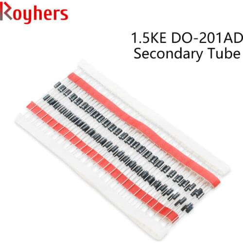 20Pcs TVS Diodes DO-201AD 1500W 12V 1.5KE47A 1.5KE20A 1.5KE27A 1.5KE30A 1.5KE20CA 1.5KE22CA 1.5KE24CA 1.5KE39CA DO-27 1.5KE