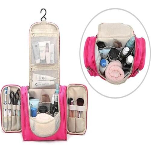 24*20.5*11CM Cosmetic Organizer Bag Travel Makeup Bag Multifunction Storage Bag Folding Wash Bag