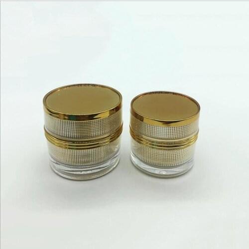 50g plastic acrylic jar pot tine bottle for day night cream essence moisturizer gel wax skin care cosmetic packing