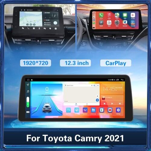 Car radio 128GB Android For Toyota Camry 2021 Car GPS Navigation Multimedia Video Player HD screen head unit Auto stereo