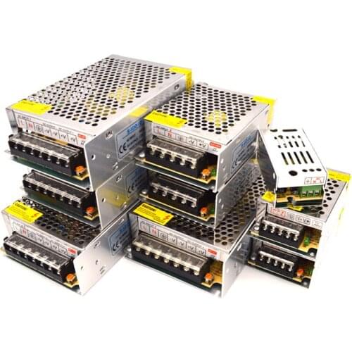 Power Supply 12 Volt Switching Power Supply 12V 1A 1.25A 2A 3A 3.5A 5A 6.5A 8.5A 10A Transformer 220V TO 12V SMPS For LED Strips