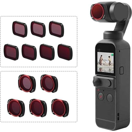 For DJI Osmo Pocket 2 PTZ Gimbal Camera Lens Filter UV CPL ND4 ND8 ND64-PL ND32-PL Filters