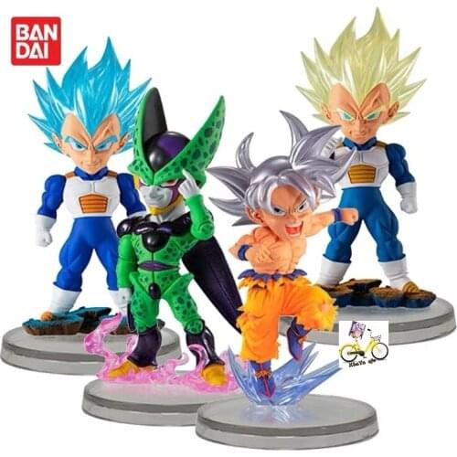 BANDAI Dragon Ball Action Figure UG Series Dragon Ball Super Ultimate Shape 10 Cell Son Goku Vegetajv Gacha Model Toy