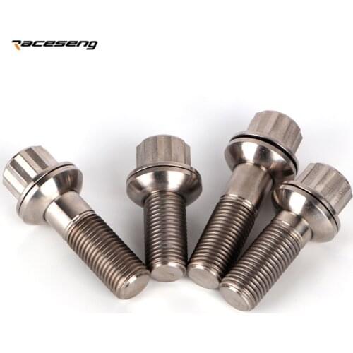 GR5 titanium alloy wheel anti-theft bolt 14*1.5 for Mercedes-Benz Audi Volkswagen Porsche 911
