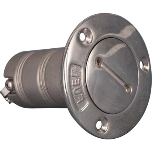 Boat Marine Keyless Deck Yacht Accessory Stainless Steel 316 Fuel Tank Filler Fit For 39mm Diameter Fuel Hose 1.5 " Marine Fuel