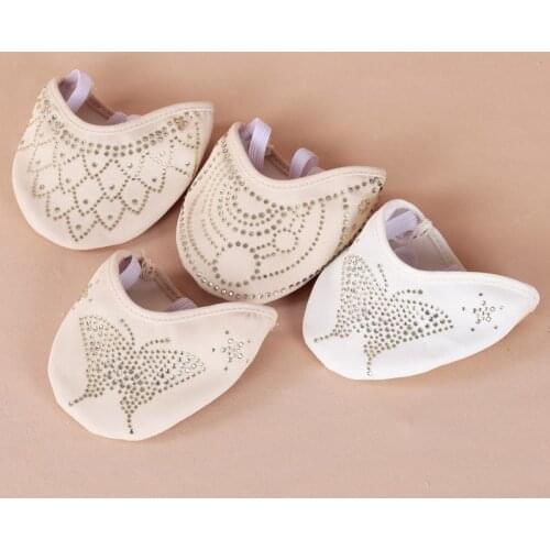 New 2018 Heel Protector Professional Ballet Dance Socks 1 Pair Belly Dancing Foot thong Dance Accessories Toe Pads Nude