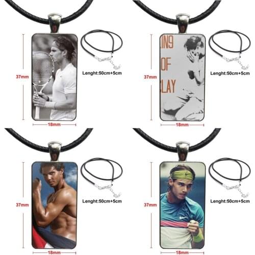 Necklace Fashion Long Chain With Rectangle Necklace Jewelry For Child Rafael Nadal Poster