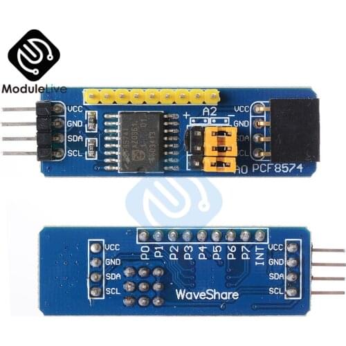 PCF8574 I2C Interface 8-bit IO MCU Expansion Board I/O Expander I2C Bus Evaluation Development Module