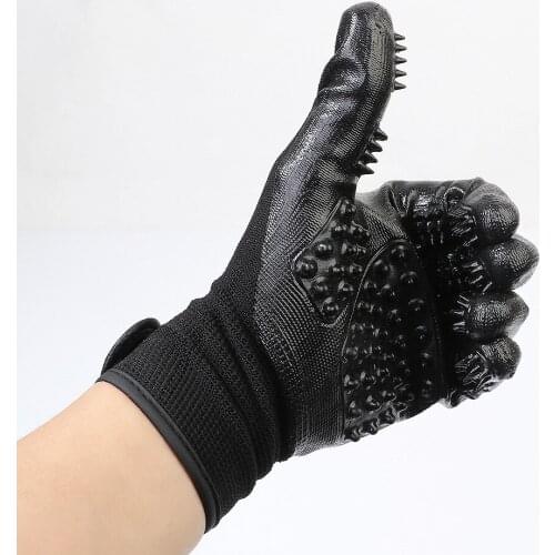 Pet Gloves for Bath Massage for Cats and Dogs