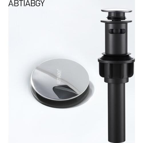 Easy Installation Pop-up Drain Plug With Overflow Chrome Plated Bathroom Basin Sink Drain Stopper Drainage Accessories