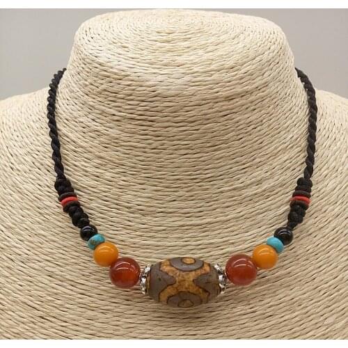 Drop Ship Tibetan Agate Necklace Pendant Jade Pendant Womens Jade Jewelry Tianzhu Jewlery