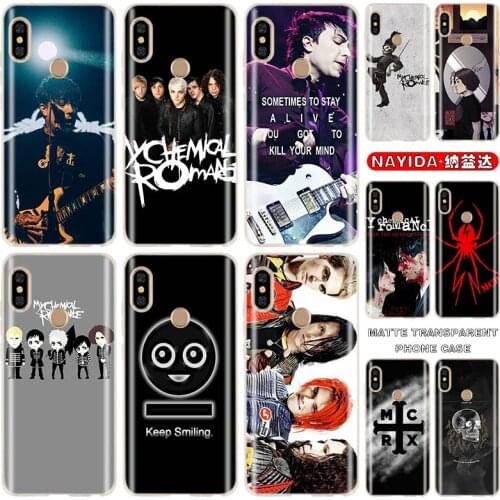 Soft Case For Xiaomi Redmi 9a 7a 8a Note 10 9 8 7 Pro Max 10s 9s 8T Prime 9at 5G Fashion Cover My Chemical Romance Hard