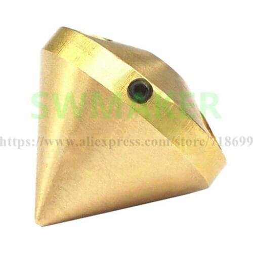 3 in 1 out Nozzle Multi Color Brass Extruder Diamond hotend 0.4mm 1.75mm Filament Reprap 3D Printer Parts