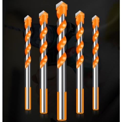 Hole Drill Triangle Shank Drill Ceramic Glass Hole Wall Cobalt Twist Spiral Bit Tile Concrete Drill Bit 6mm/8mm/10mm/12mm