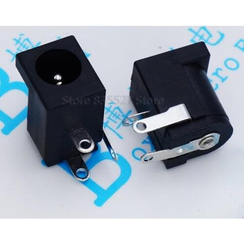 10PCS/LOT DC-005 3pin DIP Direct-Plug Large DC Socket DC005 5.5-2.1 MM Universal Socket
