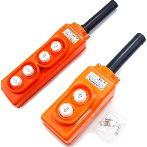 Control Push Button Switch Hoist Crane lifting button electric hoist operating handle TNHA1-21 AC250V AC500V 2.2KW