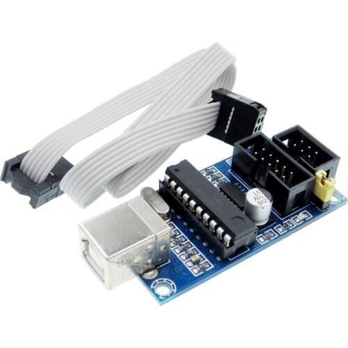 USBTiny USBtinyISP AVR ISP Programmer Bootloader For IDE Meag2560 UNO R3 With 10pin Programming Cable One