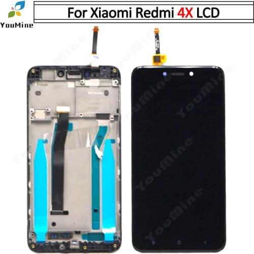 For Xiaomi Redmi 4X LCD Display Touch Screen Digitizer Assembly Replacement Parts For Redmi 4X LCD Screen with Frame
