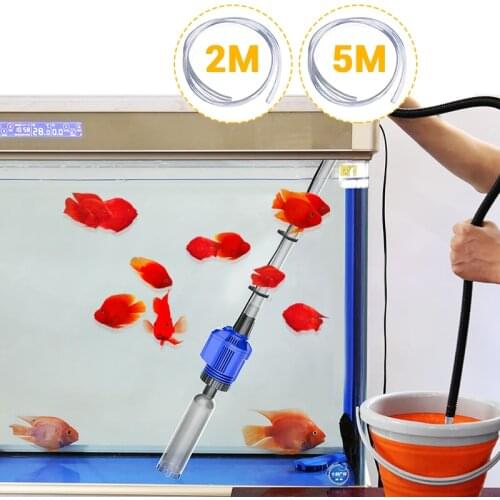 110/220V Electric Aquarium Gravel Cleaner Automatic Water Changer Sludge Extractor Sand Washer Filter Pump for Fish Tank