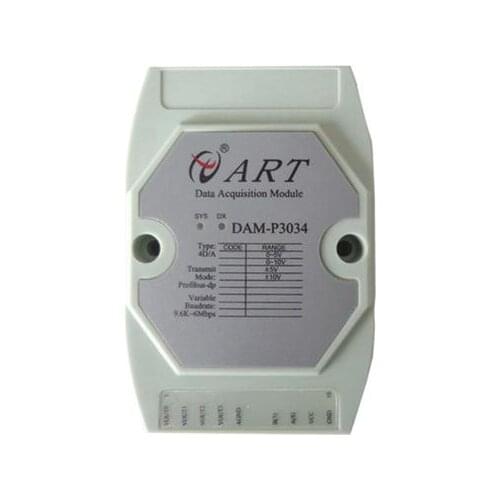 4 channel analog output 4D/A 12bit Profibus DP communication module for PLC