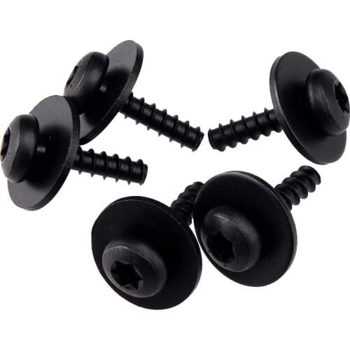 5pcs Under Engine Shield Screws Air Deflector Clips Mountings for Ford Focus W702413-S307