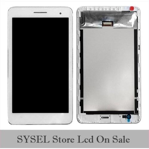 For Huawei Honor Play Mediapad T1 T1-701 T1-701U T1-701W LCD Display Digitizer Screen Touch Panel Sensor Assembly With Frame