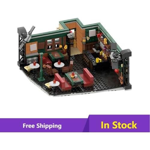 Moc City Modular MacLarens Pub Architecture Building Block House MOC 55544 21319 Bricks Parents' Romance For Love Toys Gift