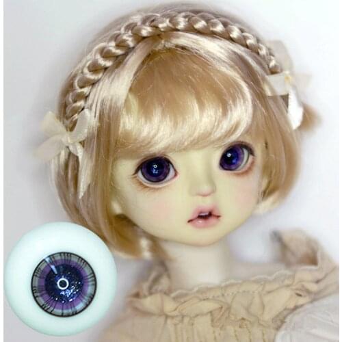BJD eye Doll is suitable for 1/3 1/4 1/6 size grape purple glass eye doll accessories with blinking pupil