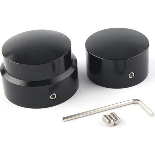 Motorcycle Rear Axle Nut Cover Cap Sets for Harley Sportster 883 1200 XG XL CVO Dyna XL883 XL1200 CNC Aluminum 2Pcs