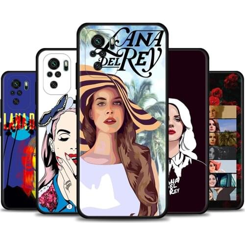 Lana Del Rey for Xiaomi Redmi Note 10 Pro 5G 8 8T 9 9T 9S Soft Case for Redmi 7 7A 8A 9A 9C 9T TPU Phone Cover