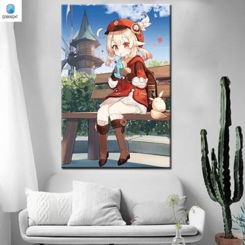 Diy oil painting Klee coloring by numbers digital paint by numbers lovely girl diy digital painting home decor gift for kids