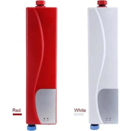 Instantaneous 220V 3000W Electric Tankless Instant Hot Water Heater Shower Head Hose Kit Instant Bathroom Water Heater System