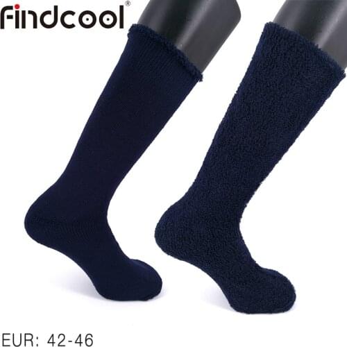 Findcool Men Women Winter Merino Wool Sports Socks Outdoor Cycling Hiking Camping Thick Warm Socks