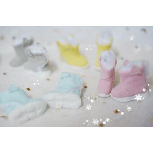 Ob11 doll shoes bjd shoes cowhide copper buckle leather boots for obitsu11,GSC clay,body9,YMY,1 / 12BJD doll Accessories boots