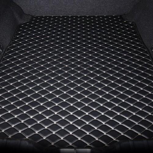 ZHOUSHENGLEE custom Car trunk mat for Volkswagen VW passat golf tiguan sharan jetta Variant UP Multivan Scirocco magot polo