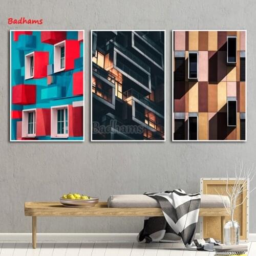 Poster Aesthetic Printing Canvas Painting French Decoration Artistic Atmosphere Romantic Color Building Window Sill