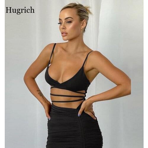 Bandage Tie Up Hot Sexy Cut Out Backless Ruched Mini Dress Sleeveless Spaghetti Strap Elegant Dress Bodycon Party