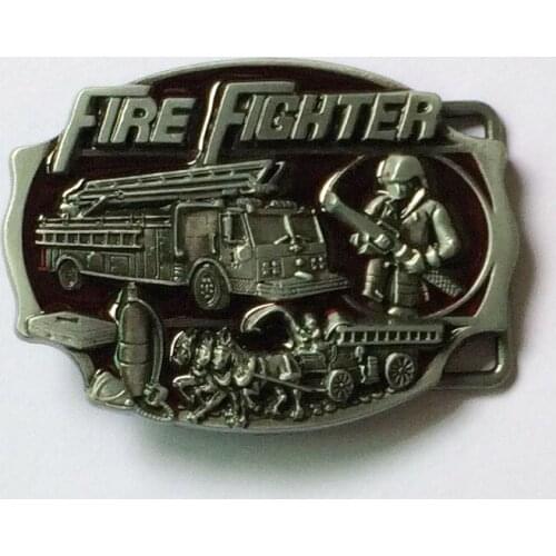 The Fire Fighter Belt Buckle JF-BY315 suitable for 4cm wideth belt with continous stock free shipping