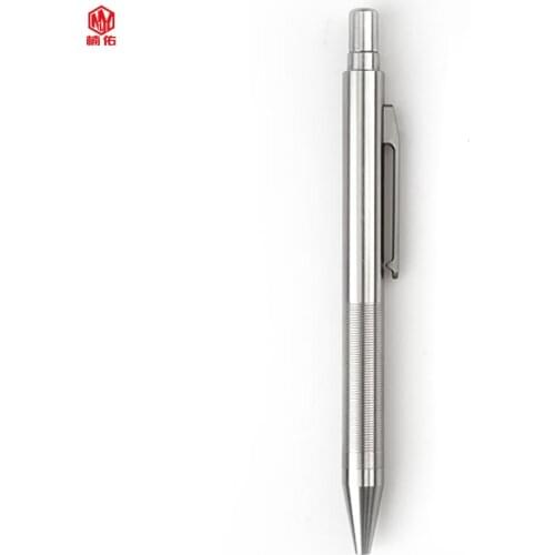 1PC Titanium Alloy Spring Press Signature Writing Pen Tactical Pen EDC Broken Window Multi-tool Glass Breaker Office Gel Pen