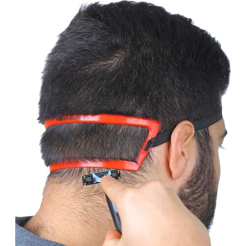 Men Beard Shaping Styling Template Comb Neck Styler Neck Back Shaping Ruler Neck Trimming Ruler Neckline Guide Hair Barber Tools
