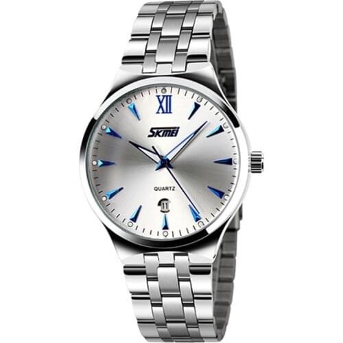 SKMEI Mens Watches Top Brand Luxury Sport Men Military Watch Full Steel Quartz Men Watch Business Wristwatches Relogio Masculino