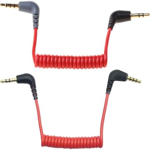 Replacement 3.5mm TRS to 3.5mm TRRS Adapter Cable for RODE SC7 SC2 By Video MIC Wireless GO Video Micro-type Mics