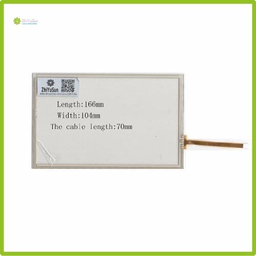 ZhiYuSun KDT-3776 7Inch 166mm*104mm 4Wire Resistive TouchScreen Panel Digitizer this is compatible 166*104