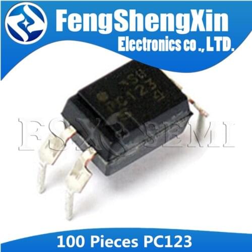 100PCS PC123 DIP4 DIP PC123B DIP-4 DEVICE SPECIFICATION FOR PHOTOCOUPLER IC