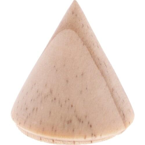 20pcs DIY Art Wooden Jewelry Display Stand 3cm/8cm Cone Shape Organizer